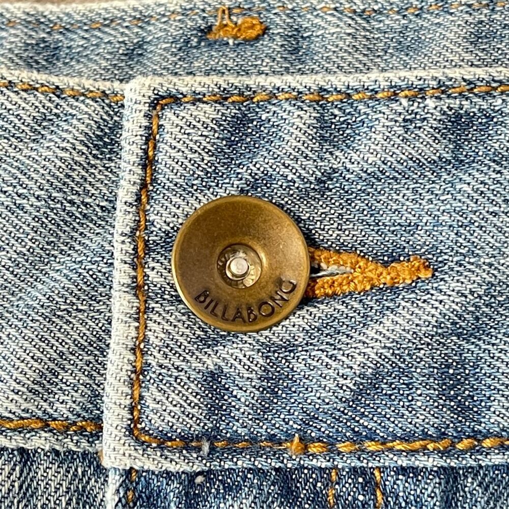 Billabong Jean Shorts Womens Size 30 Cut Off Distressed Western Flirty Cowgirl - Picture 2 of 9